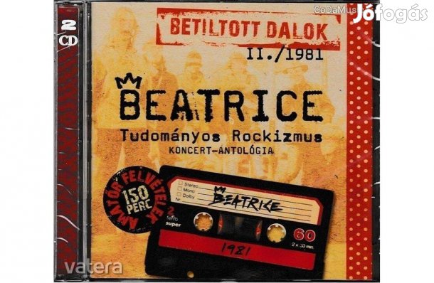 Beatrice Betiltott dalok II. 1981 2CD j XIV. ker let Budapest