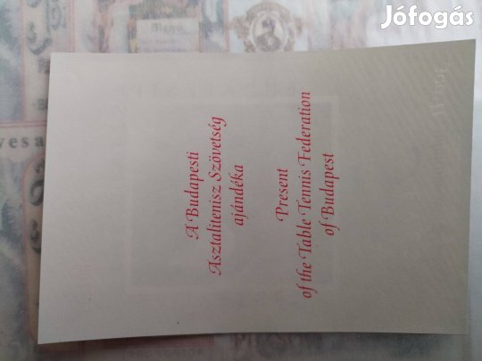 "A Budapesti Asztalitenisz szövetség ajándéka" 50 éves jubileu