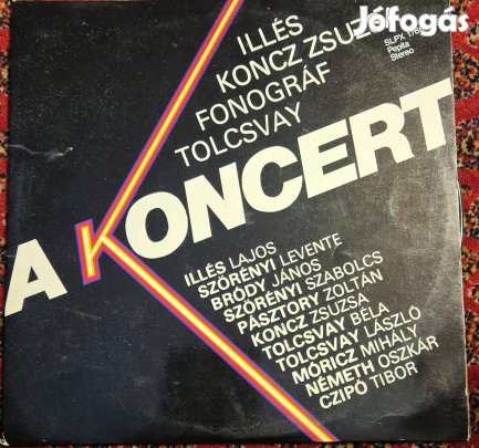 "A Koncert" bakelit hanglemez