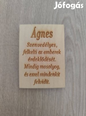 "Ágnes" névhez hűtőmágnes