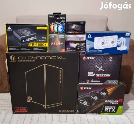 !Akció! Gamer PC Ryzen 7 5800X3D/MSI MAG B550 Tomahawk/MSI Rtx 3070 8G