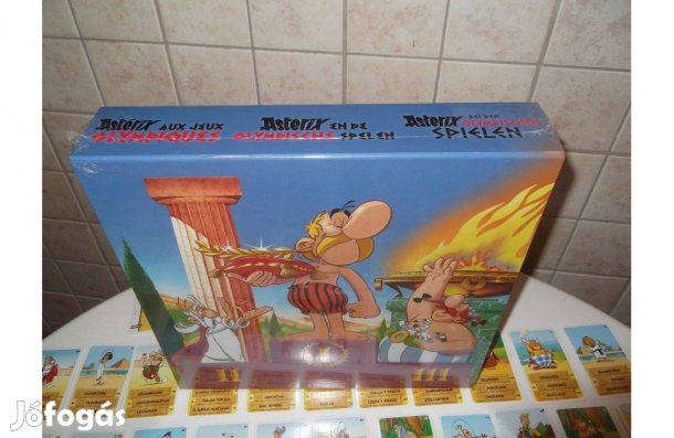 "Asterix" - komplett, lapokkal teli társasjáték - újszerű - Akció!