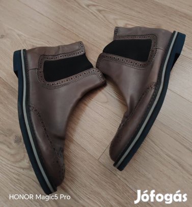 "Attilio g. leombruni 100 ezres olasz bőr átmeneti női csizma" 40 1/2