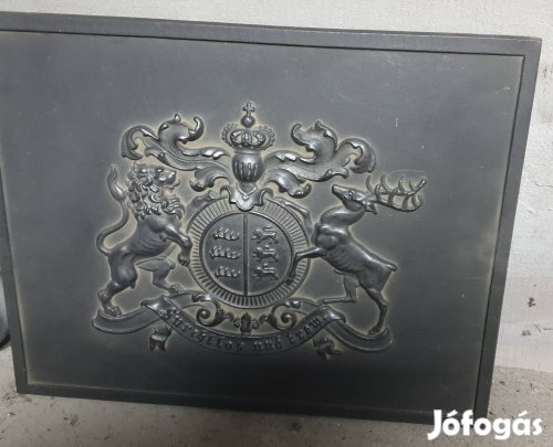  Baden-Württemberg tartományi nagycímert ábrázoló kandalló hátlap