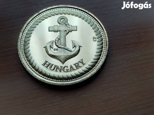 "Balatonfüredi" Aranyozott hajós érem