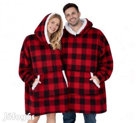 Bekuckózó Prémium bélelt kapucnis takaró pulóver, extra meleg