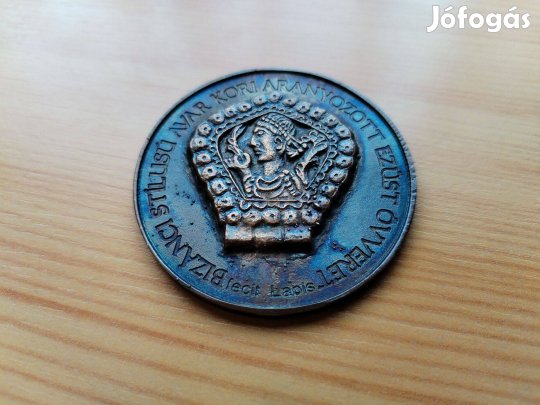 "Bizánci stilusú Avar Kori emlékek" Lapis András érem Ritka jelz