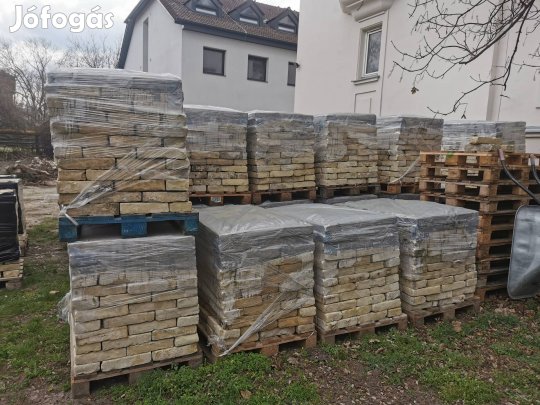 Bontott tégla sárga slitter tégla eladó Győrben 10.000.db