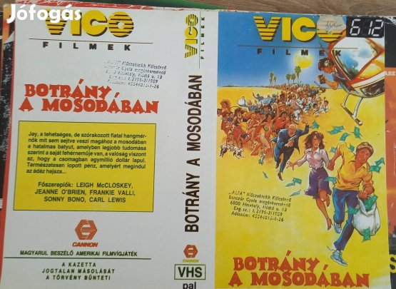 Botrány a mosodába - vígjáték vico vhs