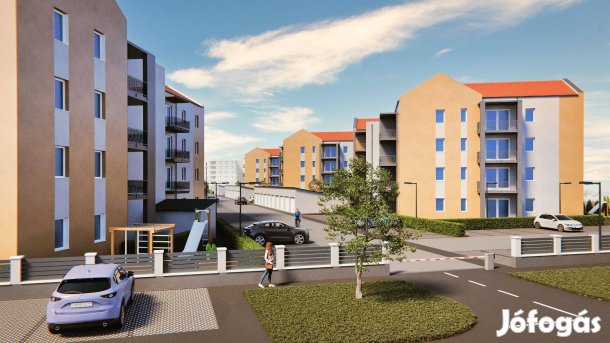 "C" épület. 1. emelet, 33 m2, 1+1 szobás, 5 m2 erkély, A++ besorolás!!