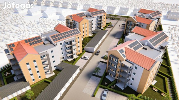 "C" épület. 3. emelet, 34 m2, 1+1 szobás, 6.40 m2 erkély,A++besorolás!