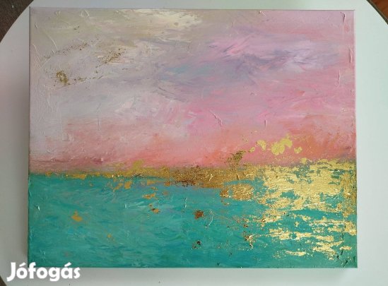 "Csodás álmok jönnek" (akril festmény)