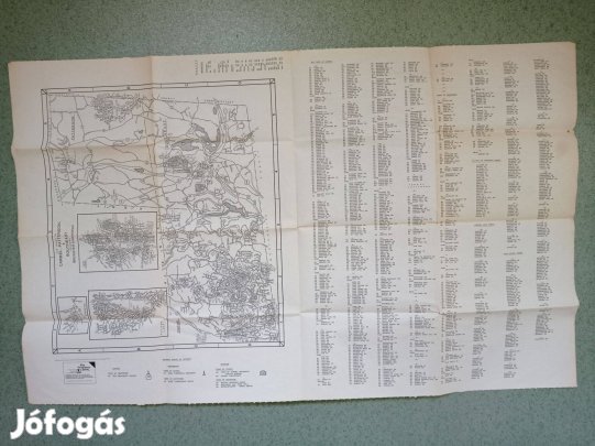 'Danbury street map' - térkép utcanévsorral, 1986-ból