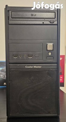 (Eladva)Asztali PC, i5-6400,16GB DDR4 Ram, AMD radeon Rx470