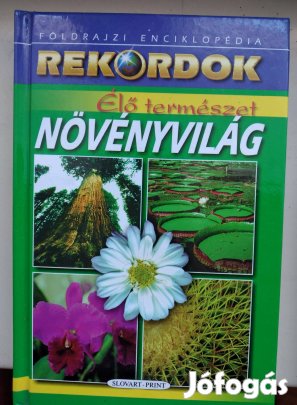 "Élő természet- Növényvilág c. könyv Egerben eladó