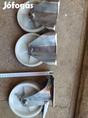 Fékes forgó zsámolyos , és sima erős nagy teherbirású kerekek eladó