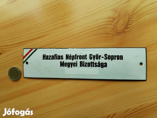 "Hazafias Népfront Győr-Sopron Megyei Bizottsága" Eredeti retr