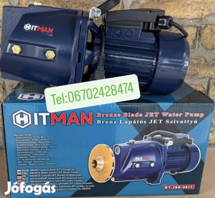 Hitman HT-Jbr-6832 felszíni szivattyú (JET, bronz járókerékkel