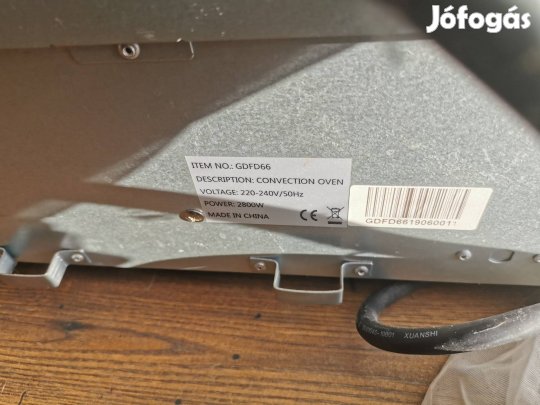 Hőlégkavarásos sütő