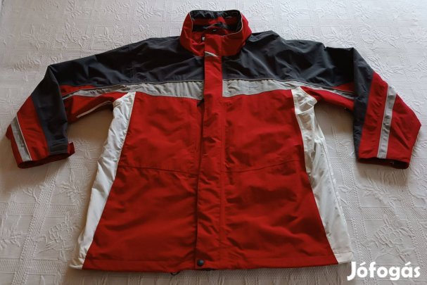 "Human Nature" Férfi Bordó & Szürke Túradzseki / Túrakabát (XXL méret)