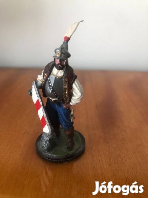 "Huszár kapitány" festett ólomszobor eladó