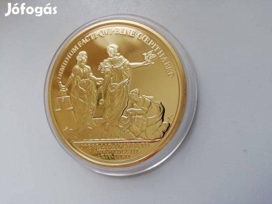 "II. Rákóczi Ferenc" Aranyozott emlékérem