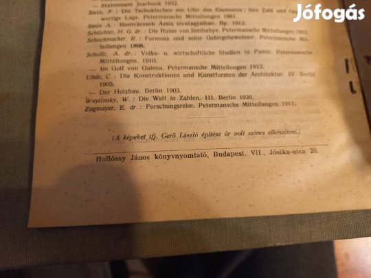 Ifj Gerő László  albuma metszetek képek