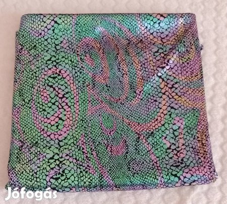 Irizáló Kígyómintás Spandex Táncruha-Bikini Anyag"