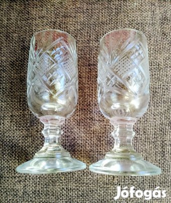 "Kupica" Gyönyörű Kristály Poharak Rövid Italos Akár Két Készlet