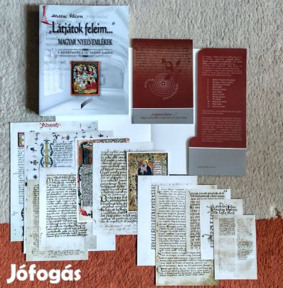 "Látjátok feleim." - Magyar nyelvemlékek kódex kézirat hasonmás