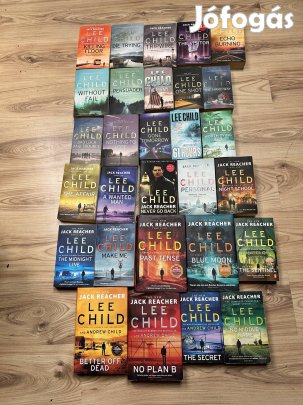 Lee Child - Jack Reacher Angol könyvek