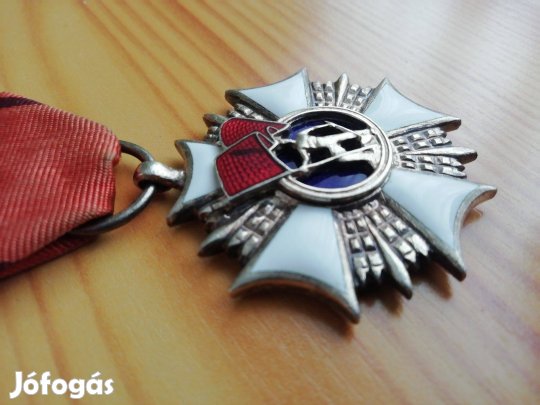 "Lengyel Munka Zászló Érdemrend" Eredeti régi szép db