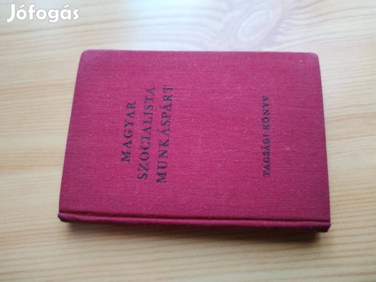 "MSZMP" Régi párt könyv