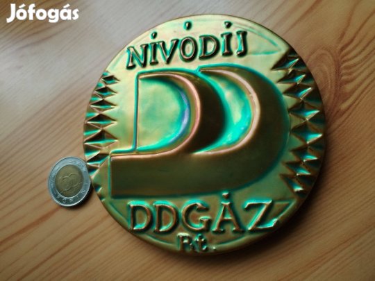 "Nívódij DDGáz Rt" Zsolnay jelzet fényes Eozin ritka szép db