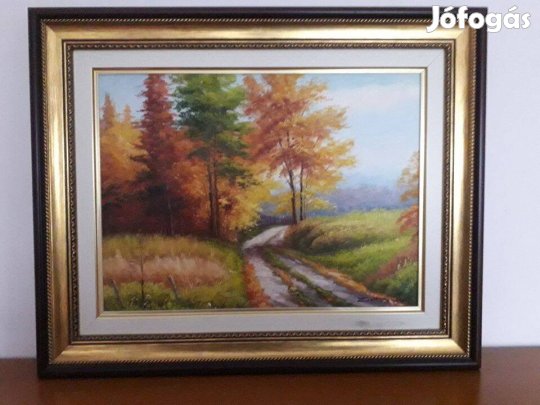 "Ősz" olaj vászon 30 x 40 cm