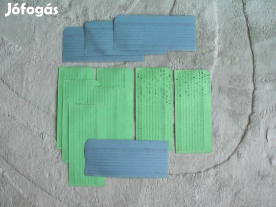 "Papír memória", lyukkártyák a 70-es évekből