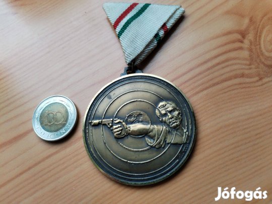 "Pisztoly" Sportlövész régi sport érem