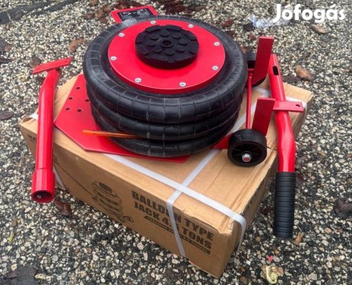 Pneumatikus légpárna emelő 4,5 t Teherbírás: akár 4,5 tonna 