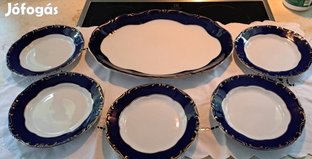 Pompadour III Zsolnay Szendvicses tányérok 5 + 1 darab