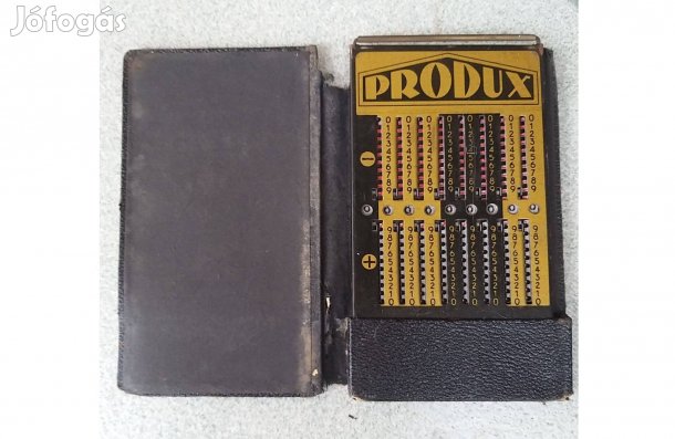 "Produx" hordozható számológép az 1930-as évekből