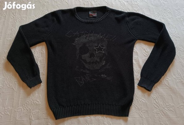 "Queen Of Darkness" Női Gót / Post-Punk Kötött Pulóver (M méret)