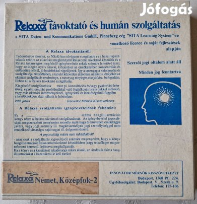"Relaxa" Német Középfok-2 ( 6 db kazetta ) 20260326