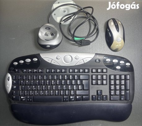 "Retro" Logitech egér, billentyűzet