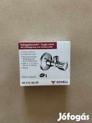 Schell Comfort szabályozható sarokszelep