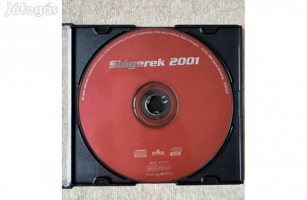 'Slágerek 2001' - CD zene