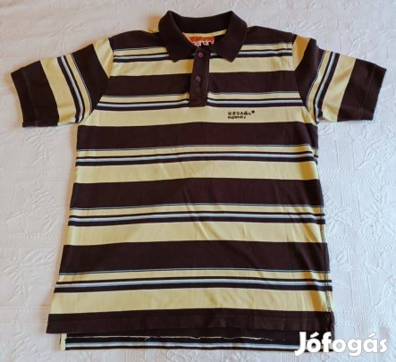 "Superdry" Férfi / Uniszex Barna / Sárga Pamut Tenisz Póló (M méret)