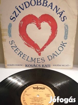 Szívdobbanás szerelmes dalok bakelit lemez eladó!
