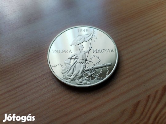 "Talpra Magyar 1848" Ezüstözőtt emlékérem