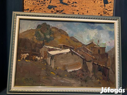 "Tutlygala falu" 34x50 festmény