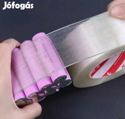 &Uuml;vegszáll Erösitett Ragasztószalag 5cm x 25m Akkupakkhoz (5760